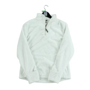 Pull polaires femme manches longues blanc The North Face Col Montant QWE0318