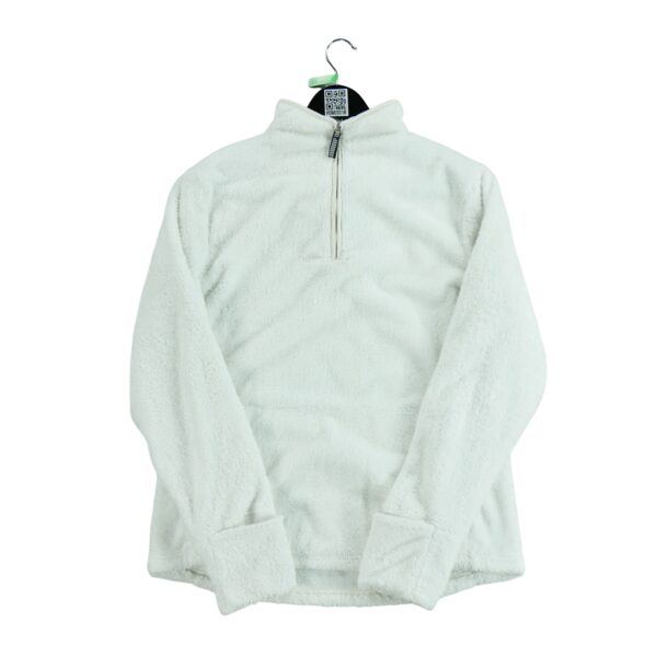 Pull polaires femme manches longues blanc The North Face Col Montant QWE0318