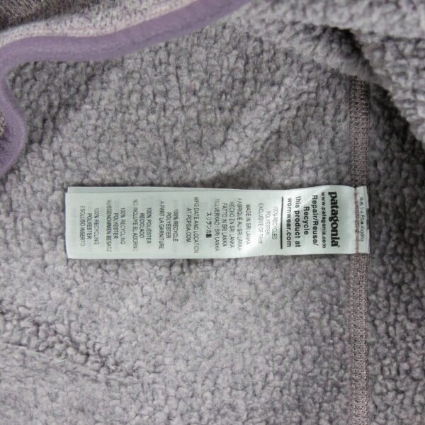 Pull polaires femme manches longues rose Patagonia Col Montant