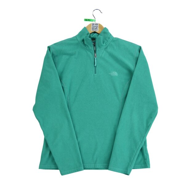 Pull polaires femme manches longues turquoise The North Face Col Montant