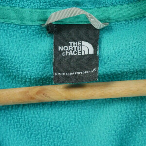 Pull polaires femme manches longues turquoise The North Face Col Montant