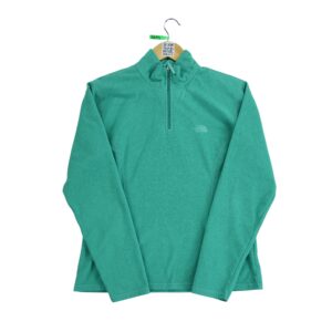 Pull polaires femme manches longues turquoise The North Face Col Montant