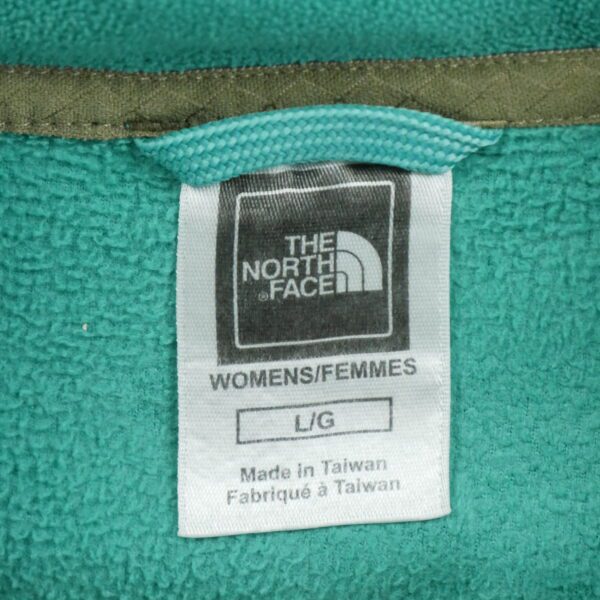 Pull polaires femme manches longues turquoise The North Face Col Montant