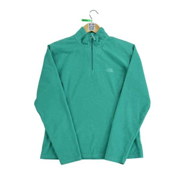 Pull polaires femme manches longues turquoise The North Face Col Montant