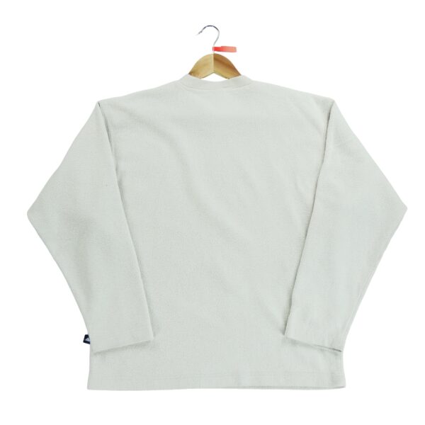 Pull polaires homme manches longues blanc Adidas Col Rond