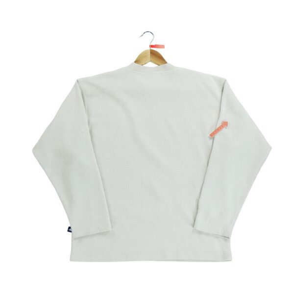 Pull polaires homme manches longues blanc Adidas Col Rond