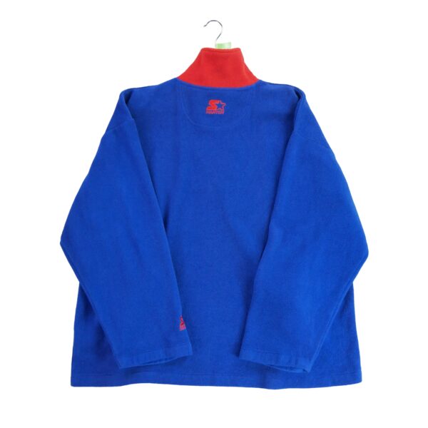 Pull polaires homme manches longues bleu Starter Col Montant Equipe New York Giants
