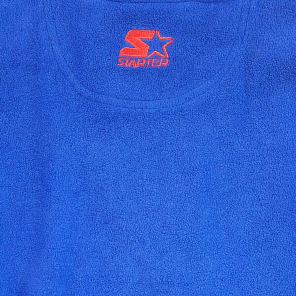 Pull polaires homme manches longues bleu Starter Col Montant Equipe New York Giants