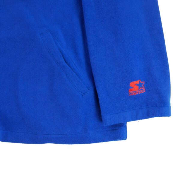 Pull polaires homme manches longues bleu Starter Col Montant Equipe New York Giants