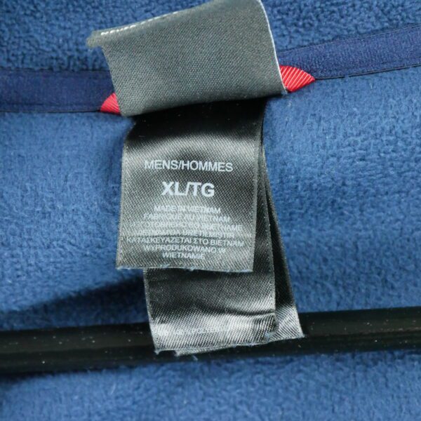 Pull polaires homme manches longues bleu The North Face Col Montant