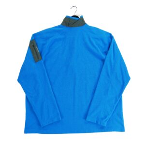 Pull polaires homme manches longues bleu The North Face Col Montant