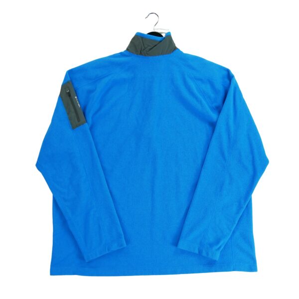 Pull polaires homme manches longues bleu The North Face Col Montant
