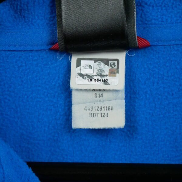 Pull polaires homme manches longues bleu The North Face Col Montant