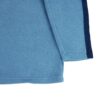 Pull polaires homme manches longues bleu Vintage Col V