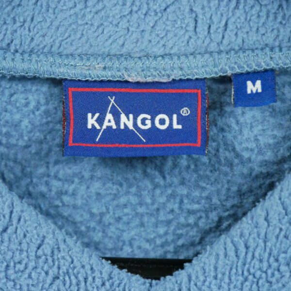 Pull polaires homme manches longues bleu Vintage Col V