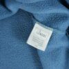 Pull polaires homme manches longues bleu Vintage Col V
