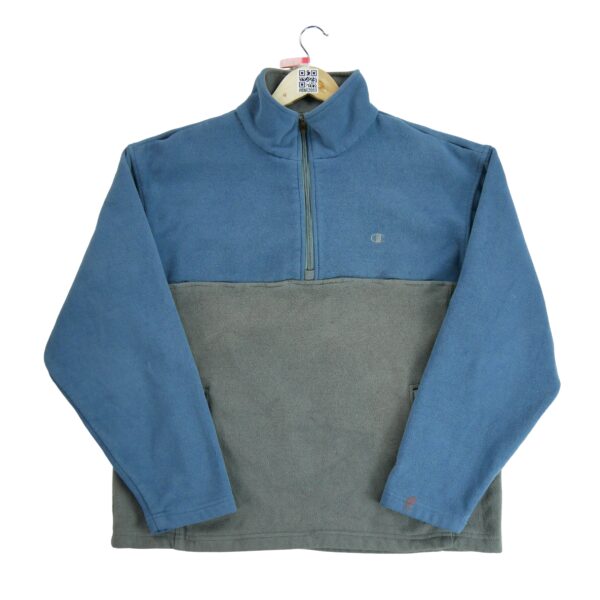 Pull polaires homme manches longues gris Champion Col Montant QWE2069