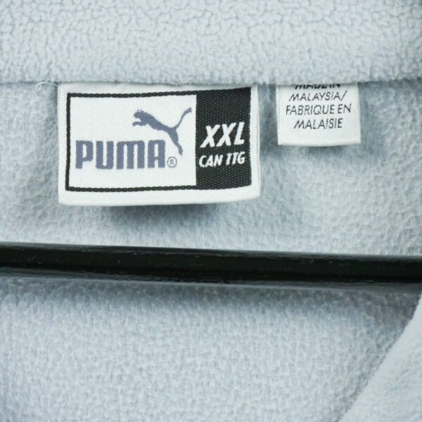 Pull polaires homme manches longues gris Puma Col Montant QWE1114