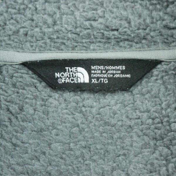 Pull polaires homme manches longues gris The North Face Col Montant