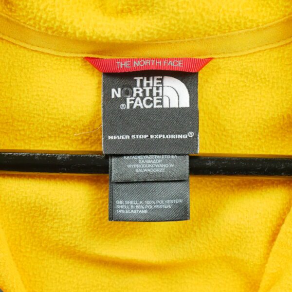 Pull polaires homme manches longues jaune The North Face Col Montant
