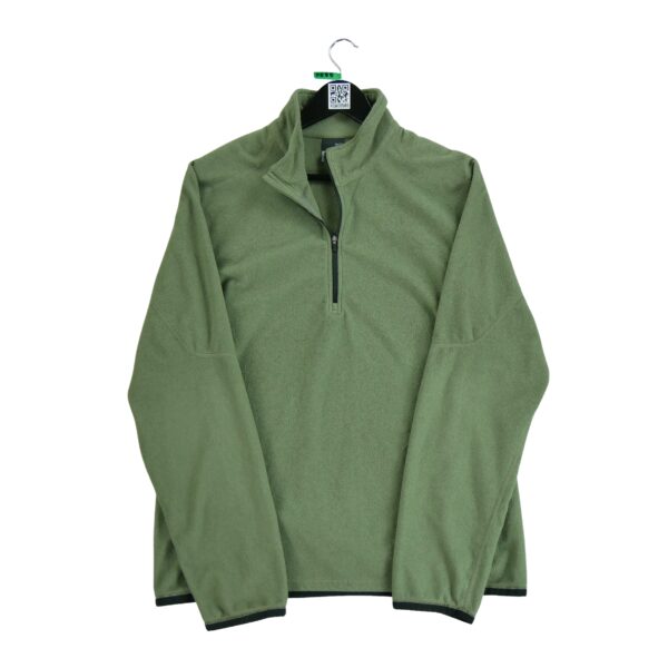 Pull polaires homme manches longues kaki Nike Col Montant