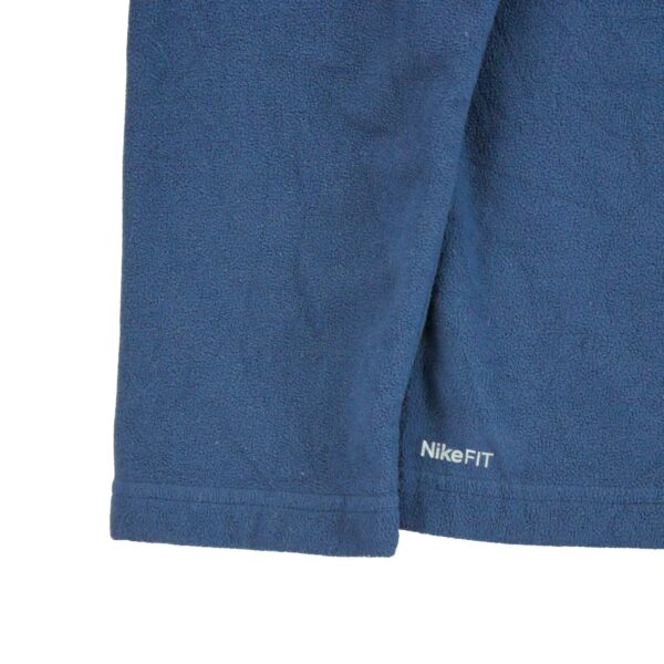 Pull polaires homme manches longues marine Nike Col Montant