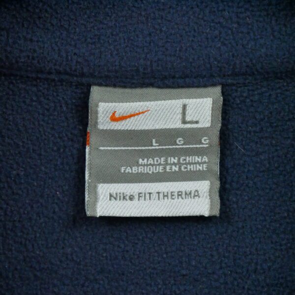 Pull polaires homme manches longues marine Nike Col Montant