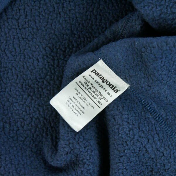 Pull polaires homme manches longues marine Patagonia Col Montant