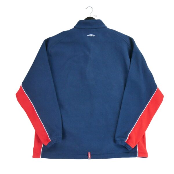 Pull polaires homme manches longues marine Umbro Col Montant