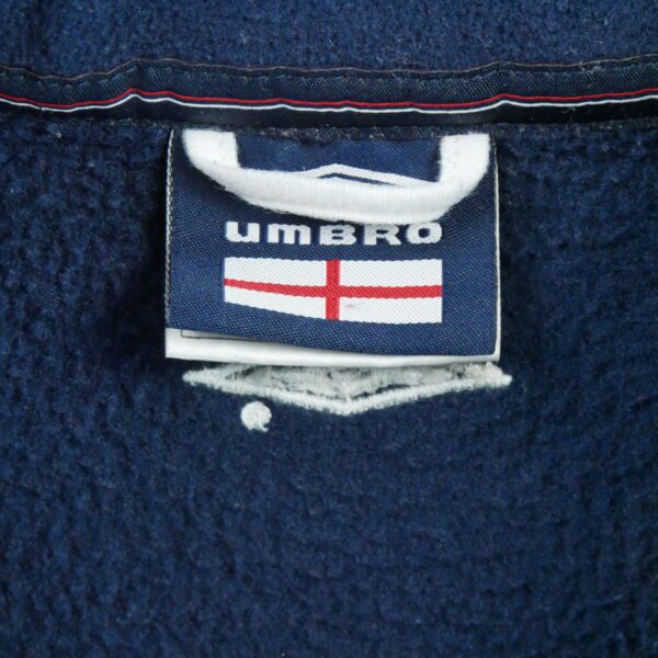 Pull polaires homme manches longues marine Umbro Col Montant