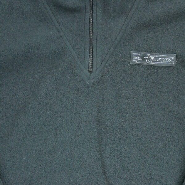 Pull polaires homme manches longues noir Starter Col Montant QWE1399