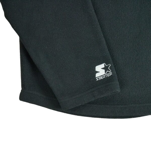 Pull polaires homme manches longues noir Starter Col Montant QWE1399