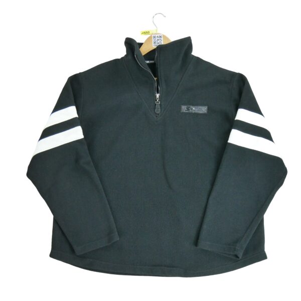 Pull polaires homme manches longues noir Starter Col Montant QWE1399