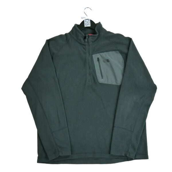 Pull polaires homme manches longues noir The North Face Col Montant