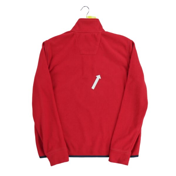 Pull polaires homme manches longues rouge Nautica Col Montant QWE1117