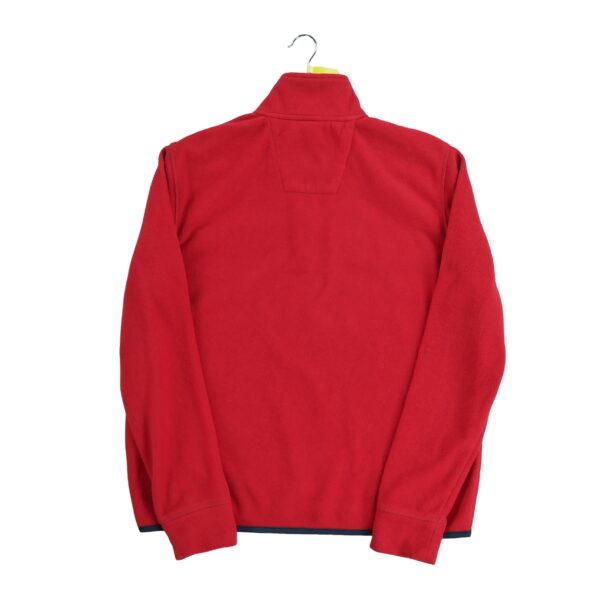 Pull polaires homme manches longues rouge Nautica Col Montant QWE1117