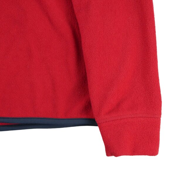 Pull polaires homme manches longues rouge Nautica Col Montant QWE1117