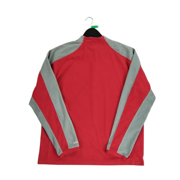 Pull polaires homme manches longues rouge The North Face Col Montant