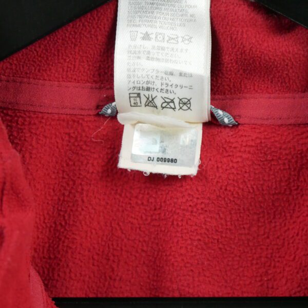 Pull polaires homme manches longues rouge The North Face Col Montant