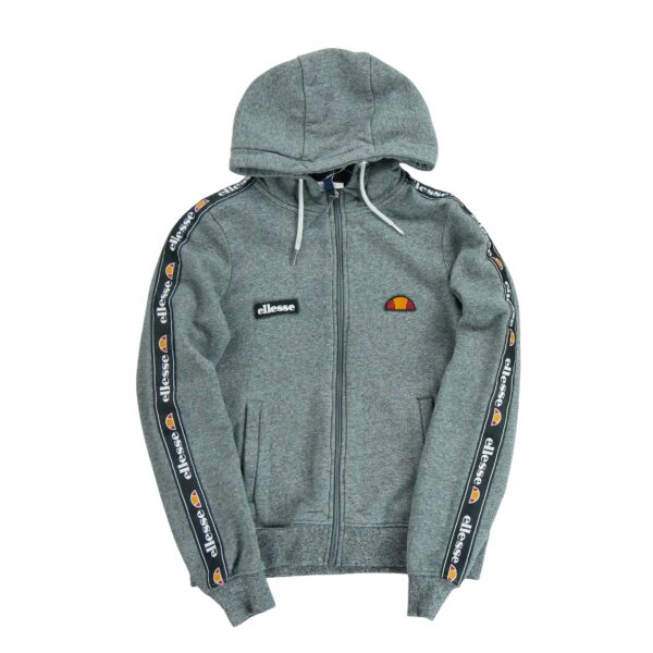 Sweat a capuche femme manches longues gris Ellesse Motif a motifs Col Rond