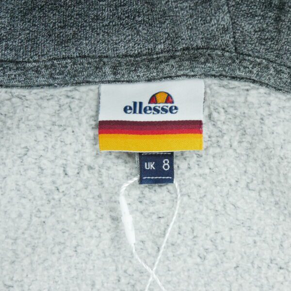 Sweat a capuche femme manches longues gris Ellesse Motif a motifs Col Rond