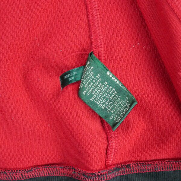 Sweat a capuche femme manches longues rouge Polo Ralph Lauren Col Montant QWE1012