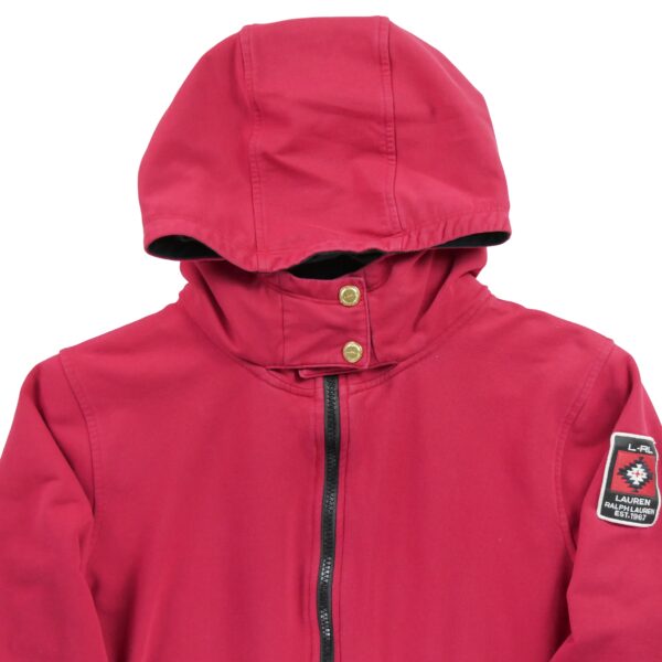 Sweat a capuche femme manches longues rouge Polo Ralph Lauren Col Montant QWE1012