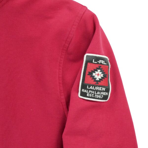 Sweat a capuche femme manches longues rouge Polo Ralph Lauren Col Montant QWE1012