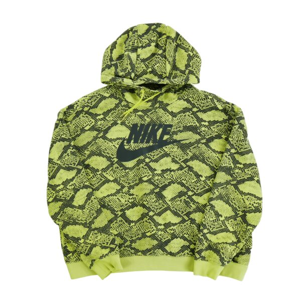 Sweat a capuche femme manches longues vert Nike Motif a motifs Col Montant