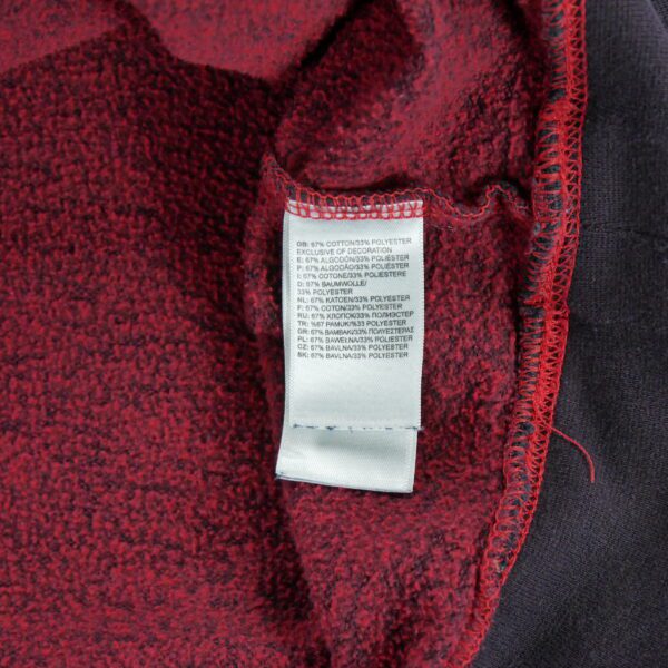 Sweat a capuche homme manches longues bordeaux The North Face Col Rond
