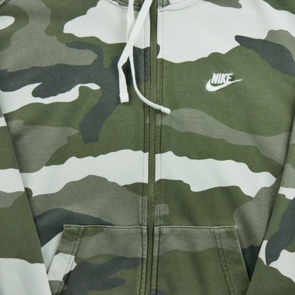 Sweat a capuche homme manches longues camouflage Nike Motif a motifs Col Montant