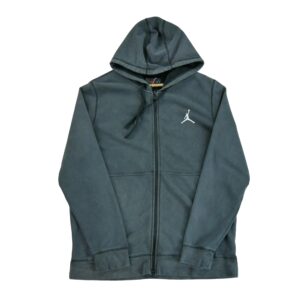 Sweat a capuche homme manches longues gris Jordan Col Rond