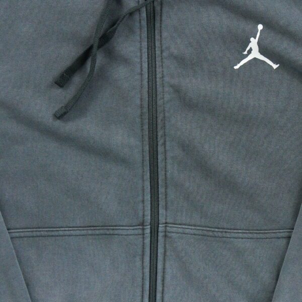 Sweat a capuche homme manches longues gris Jordan Col Rond