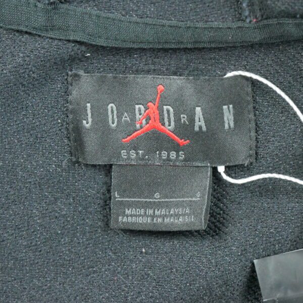 Sweat a capuche homme manches longues gris Jordan Col Rond